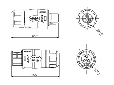 Connecteur fil-à-fil BC01